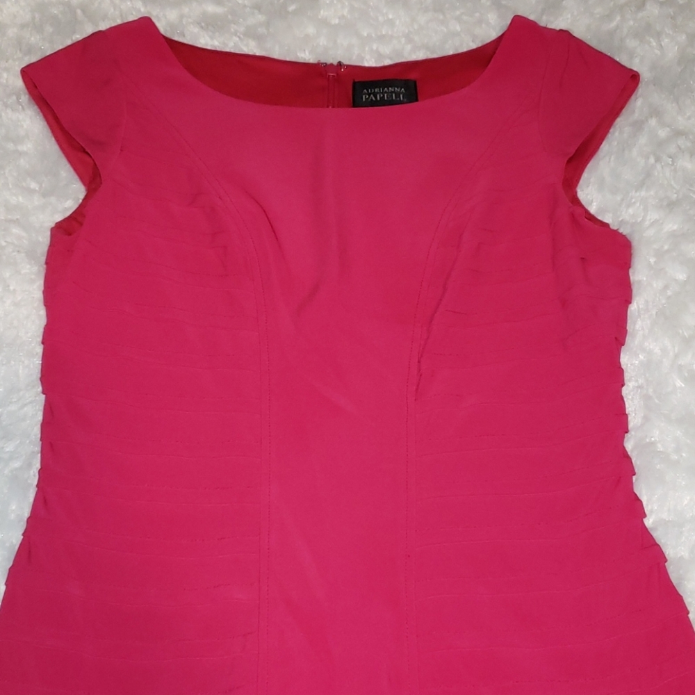 Ribbed Hot Pink Dress